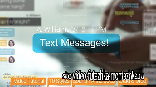 Text Messages - Project for After Effects (Videohive)