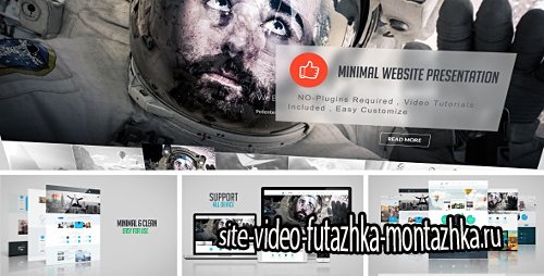 Minimal Website Presentation - Project for After Effects (Videohive)