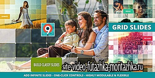 The Grid Slides Builder - Project for After Effects (Videohive)