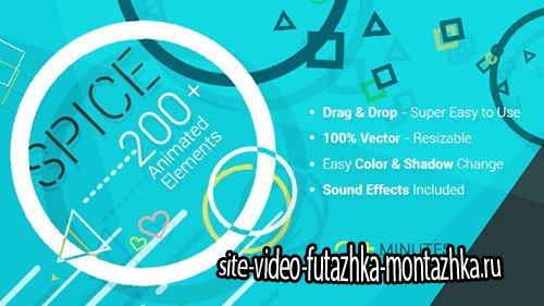 SPICE - 200+ Animated Elements - Project for After Effects (Videohive)