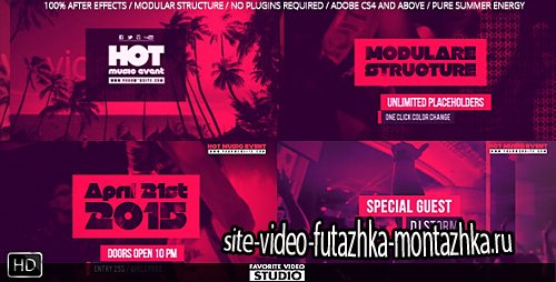 Hot Music Event - Project for After Effects (Videohive)