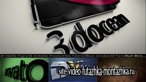 3D Logo Title Intro Animation Kit - Project for After Effects (Videohive)
