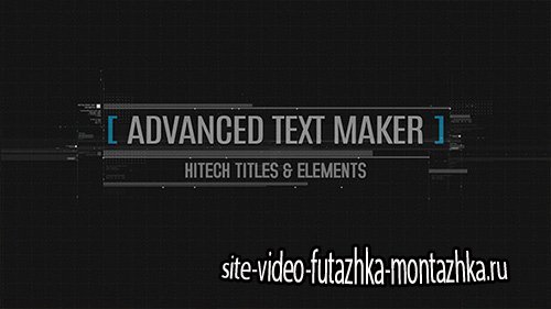 Advanced Text Maker - Project for After Effects (Videohive)