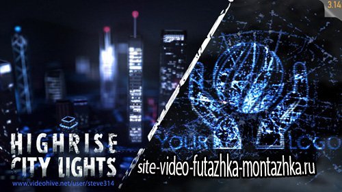 Highrise City Lights - Logo Intro - Project for After Effects (Videohive)