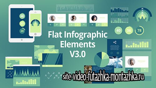 Flat Infographic Elements V3.0 - Project for After Effects (Videohive)