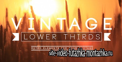 Vintage Lower Third - Project for After Effects (Videohive)