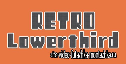 12 Retro Lowerthird - Project for After Effects (Videohive)