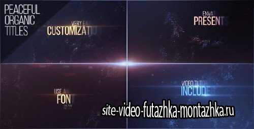 Peaceful Organic Titles - Project for After Effects (Videohive)