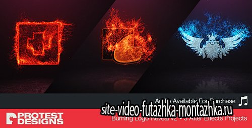 Burning Logo Reveal v2 - Project for After Effects (Videohive)