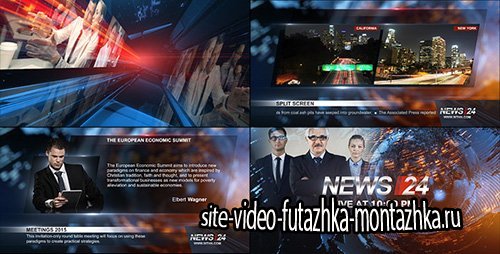 Broadcast Design - News 24 Package - Project for After Effects (Videohive)