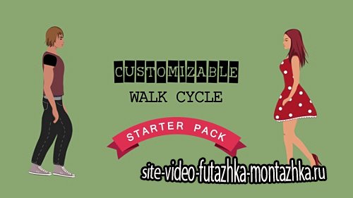 Walk Cycle Starter Pack - Project for After Effects (Videohive)