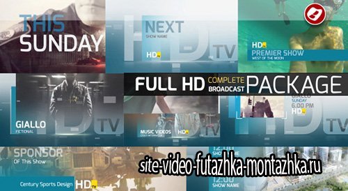 HDtv Complete Broadcast Package - Project for After Effects (Videohive)