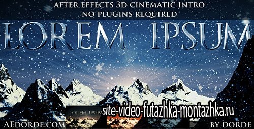 Cinematic Opener - Lorem Ipsum - Project for After Effects (Videohive)