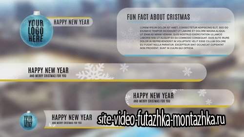 Christmas Lower Thirds - Project for After Effects