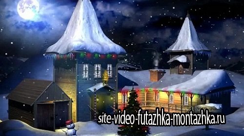 Новогодняя видео заставка - Волшебный Дом