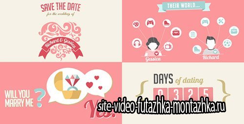 The Two Of Us Love Story Timeline & Save The Date - Project for After Effects (Videohive)