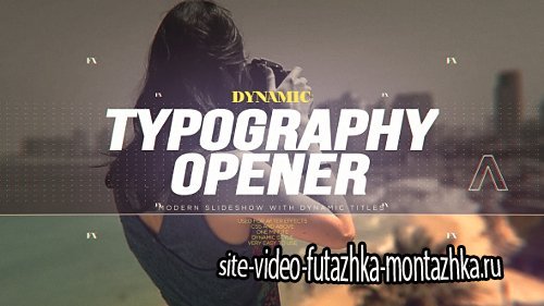Dynamic Typography Opener - Project for After Effects (Videohive)
