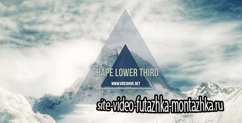 Shape Lower Third - Project for After Effects (Videohive)