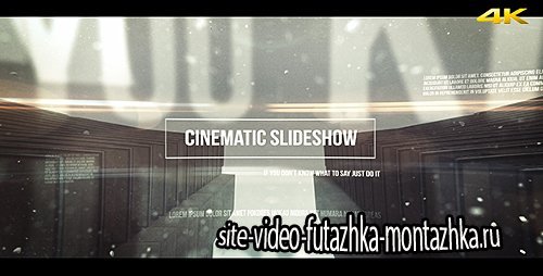 Cinematic Slideshow - Project for After Effects (Videohive)