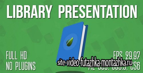 Library or Bookstore Presentation - Project for After Effects (Videohive)