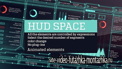 Hud space - Project for After Effects (Videohive)