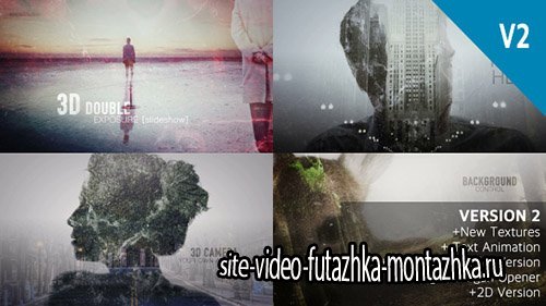 2D and 3D Double Exposure Pack - Project for After Effects (Videohive)