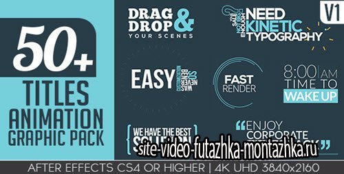 Titles Animation Graphic Pack - Project for After Effects (Videohive)