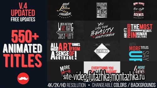 Animated Titles Pack - Project for After Effects (Videohive)