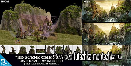 3D Scene Creator Kit - Project for After Effects (Videohive)