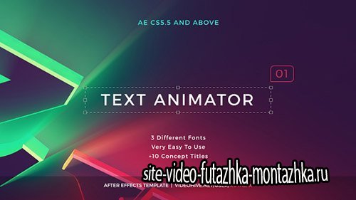 Text Animator 01: Creative Modern Titles - Project for After Effects (Videohive)