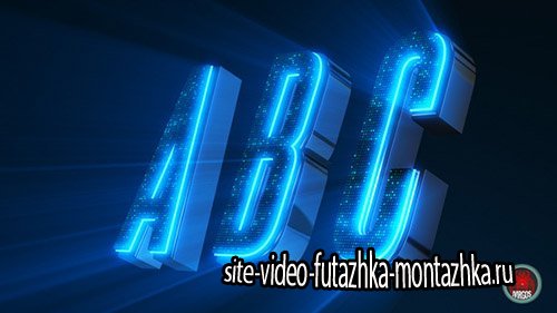 Alphabet 3D Neon LED - Abc And Social Media Icons - Project for After Effects (Videohive)