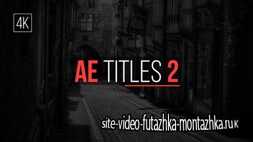 AE Titles 2 - Project for After Effects (Videohive)