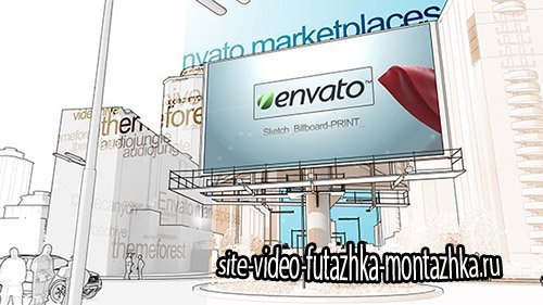 Sketch Billboard - Project for After Effects (Videohive)