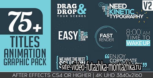 Titles Animation Graphic Pack V2 - Project for After Effects (Videohive)