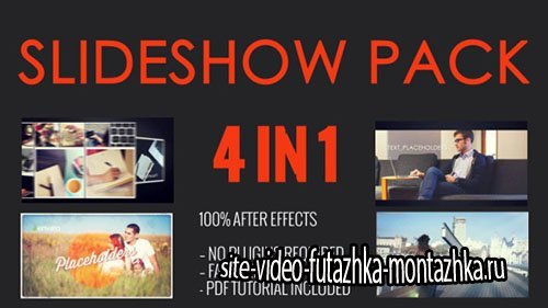 SlideShow Pack 4 in 1 - Project for After Effects (Videohive)