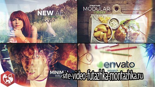 Glass Slideshow Titles - Project for After Effects (Videohive)