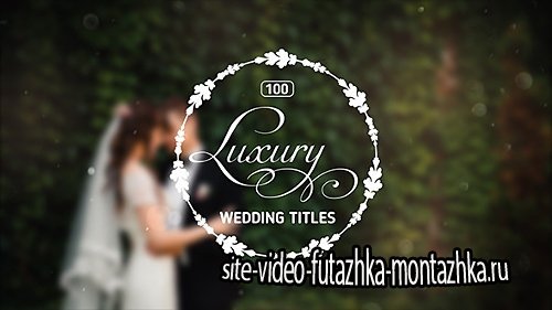 100 Luxury Wedding Titles - Project for After Effects (Videohive)