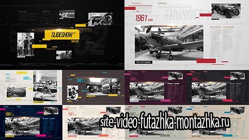Slideshow Clean Timeline - Project for After Effects (Videohive) 
