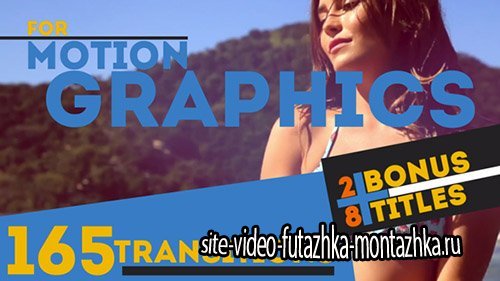 165 Transitions & 28 Titles Pack Motion Graphics - Project for After Effects (Videohive)