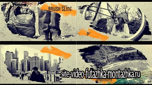 Brush Slide - Project for After Effects (Videohive)