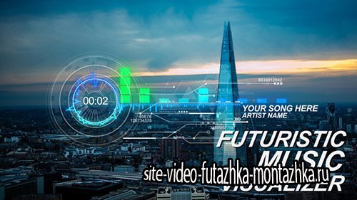Futuristic Music Visual - Project for After Effects (Videohive)