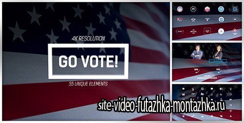 Go Vote 4k Project - Project for After Effects (Videohive) 