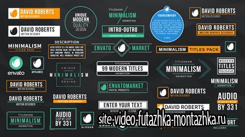 Minimal Titles & Lower Thirds - Project for After Effects (Videohive)