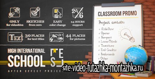 School Classroom Promo - Project for After Effects (Videohive)