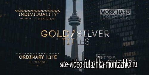 Golden Titles - Project for After Effects (Videohive)