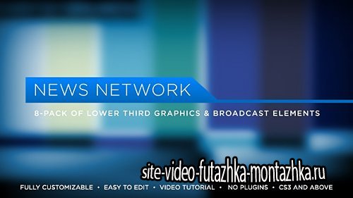 News Network Lower Thirds - Project for After Effects (Videohive)