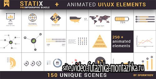 StatiX - ProInfographic Bundle - Project for After Effects (Videohive)
