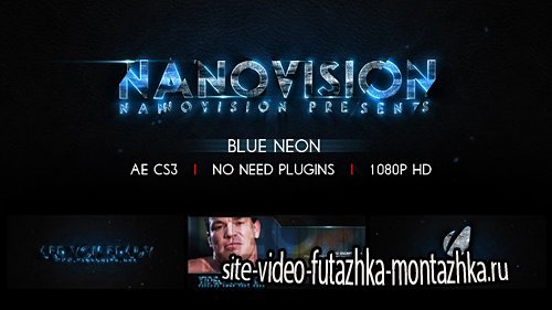 Blue Neon V.1 - Project for After Effects (Videohive)