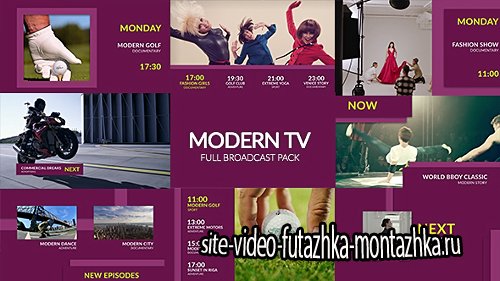 Modern TV - Full Broadcast Pack - Project for After Effects (Videohive)