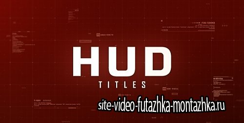 Hud Titles - Project for After Effects (Videohive)